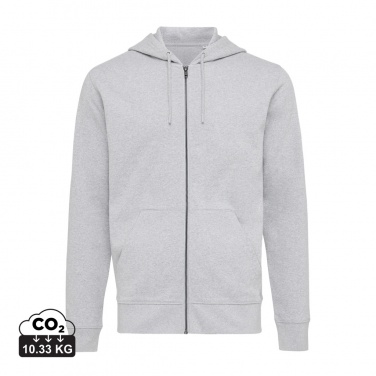 Logo trade advertising product photo of: Iqoniq Abisko recycled cotton zip through hoodie