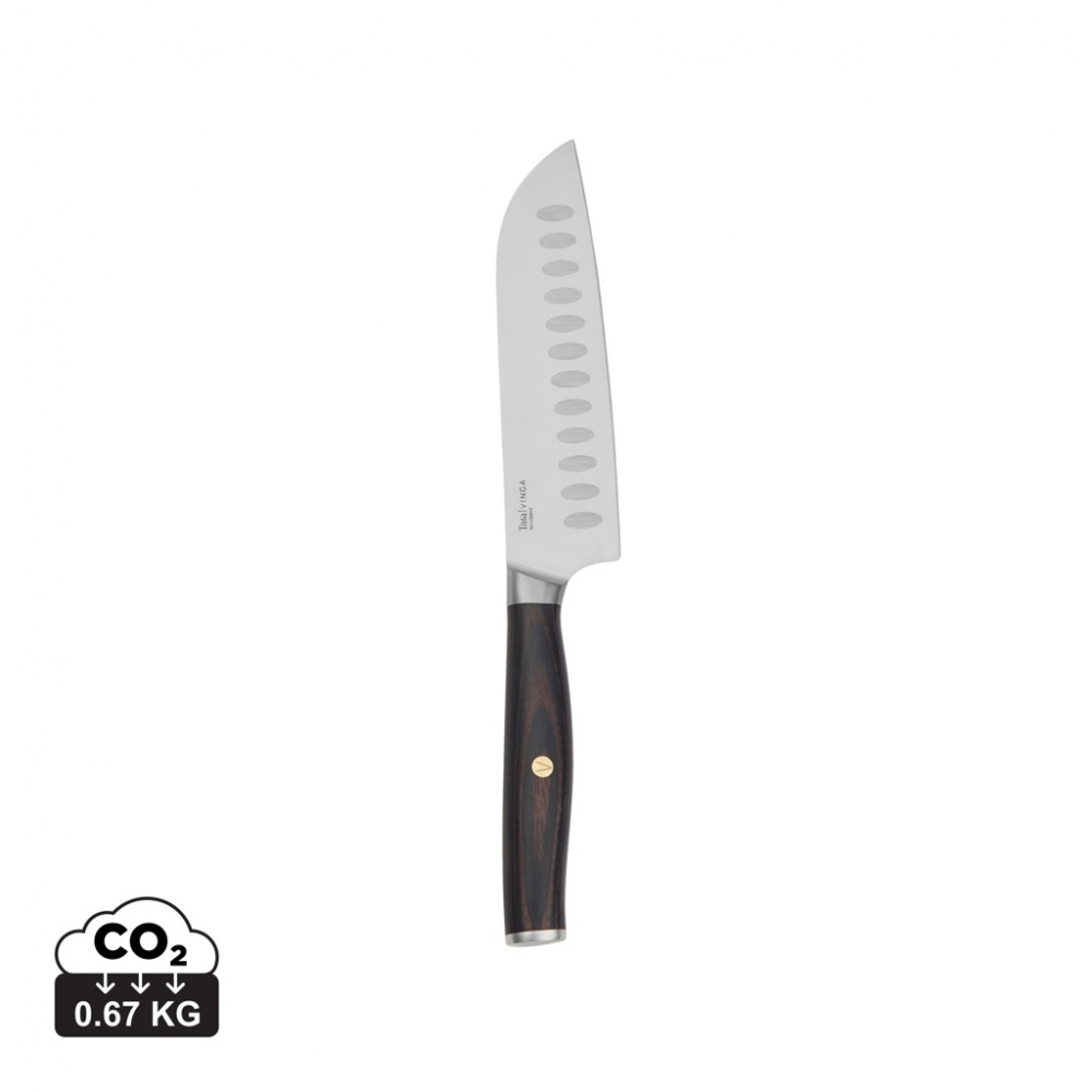Logo trade promotional merchandise picture of: VINGA Tara RCS recycled steel santoku knife