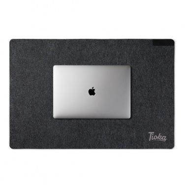 Logotrade promotional gift picture of: VINGA Albon GRS recycled felt desk pad