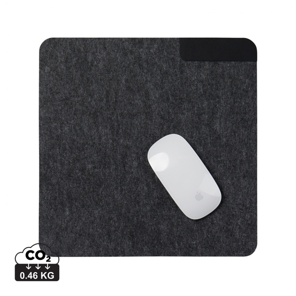 Logo trade promotional giveaways picture of: VINGA Albon GRS recycled felt mouse pad