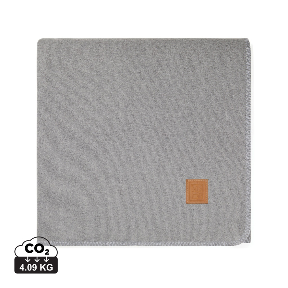 Logo trade promotional merchandise photo of: VINGA Moulton GRS RPET blanket