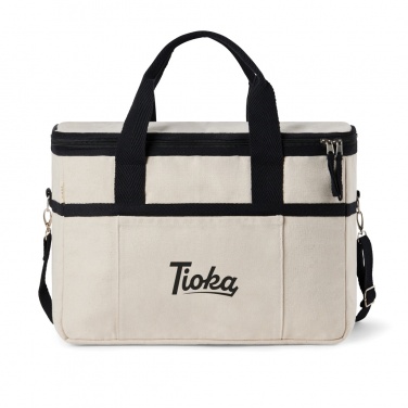 Logo trade promotional products image of: VINGA Volonne AWARE™ recycled canvas cooler basket
