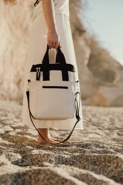 Logo trade corporate gifts picture of: VINGA Volonne AWARE™ recycled canvas cooler tote bag