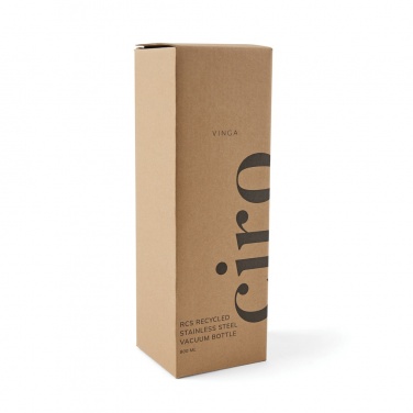Logo trade business gift photo of: VINGA Ciro RCS recycled vacuum bottle 800ml
