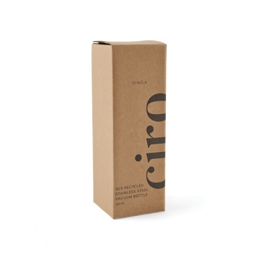 Logo trade promotional items picture of: VINGA Ciro RCS recycled vacuum bottle 300ml