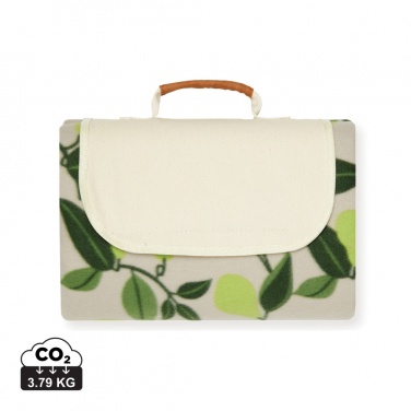 Logo trade promotional giveaways image of: VINGA Daya GRS RPET picnic blanket