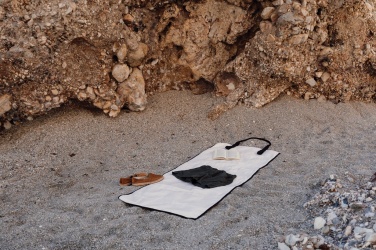 Logotrade promotional merchandise picture of: VINGA Volonne AWARE™ recycled canvas beach mat