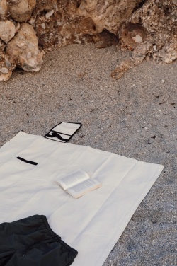 Logo trade business gift photo of: VINGA Volonne AWARE™ recycled canvas picnic blanket