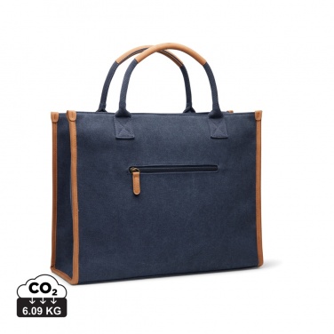 Logo trade advertising products picture of: VINGA Bosler RCS recycled canvas office tote
