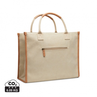 Logotrade advertising products photo of: VINGA Bosler RCS recycled canvas office tote