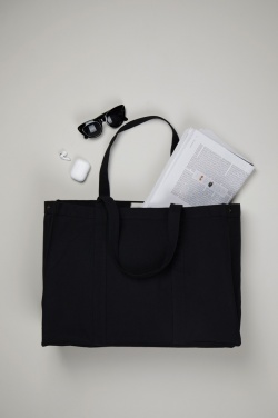 Logo trade promotional gifts picture of: VINGA Hilo AWARE™ recycled canvas maxi tote bag
