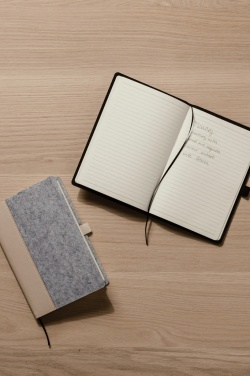 Logotrade promotional item image of: VINGA Albon GRS recycled felt notebook