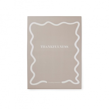 Logo trade advertising product photo of: VINGA Thankfulness GRS recycled paper journal