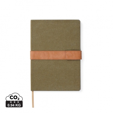 Logo trade promotional giveaways image of: VINGA Bosler RCS recycled paper notebook