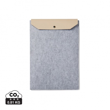 Logo trade promotional item photo of: VINGA Albon GRS recycled felt 15" laptop sleeve