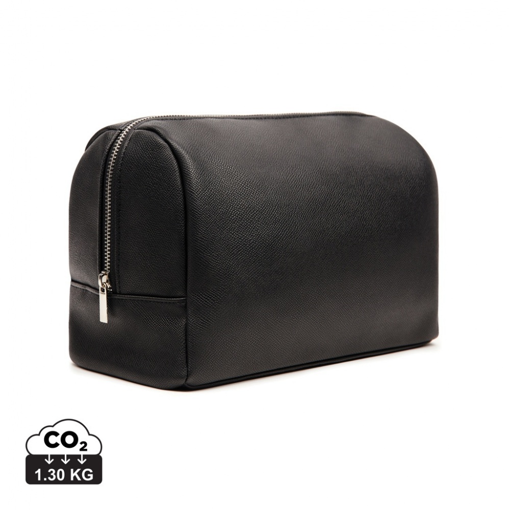 Logotrade promotional merchandise picture of: VINGA Bermond RCS recycled PU toiletry bag