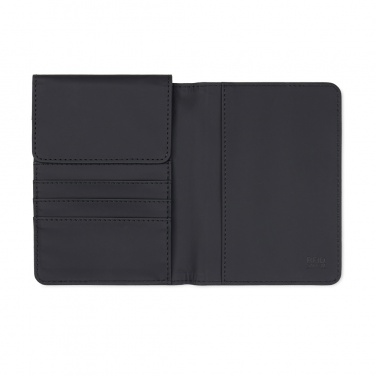 Logo trade advertising products picture of: VINGA Baltimore RCS recycled polyester RFID passport cover
