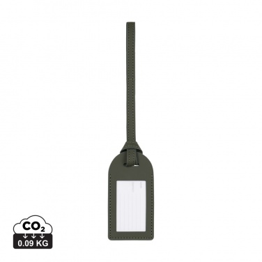 Logo trade promotional merchandise image of: VINGA Baltimore RCS recycled polyester luggage tag