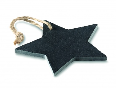 Logo trade corporate gift photo of: Slate xmas hanger star