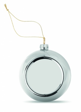 Logotrade promotional giveaway picture of: Christmas ball for sublimation