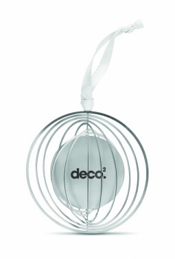 Logo trade promotional giveaways image of: Circle decoration with ribbon