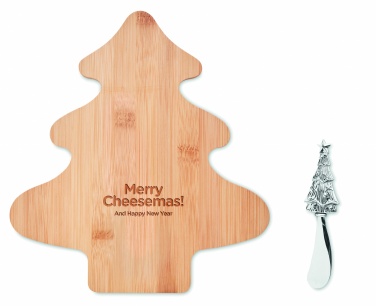 Logotrade promotional product image of: Cheese board set in bamboo Essen