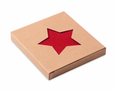 Logotrade corporate gift picture of: RPET 4 felt coaster set