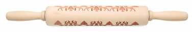 Logotrade promotional giveaway image of: Christmas pastry wooden rolling