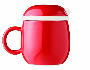Logotrade advertising product image of: Ceramic mug with lid 370 ml