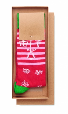 Logotrade promotional gift picture of: Pair of Christmas socks L