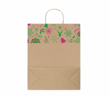 Logo trade promotional giveaways image of: Gift paper bag large