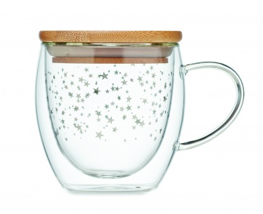 Logo trade promotional item photo of: Double wall borosilicate mug