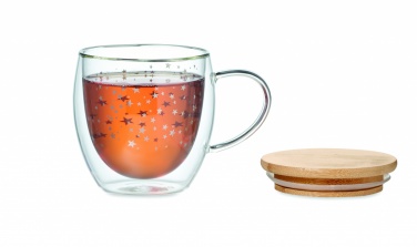 Logo trade promotional gift photo of: Double wall borosilicate mug