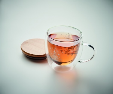 Logo trade promotional items picture of: Double wall borosilicate mug