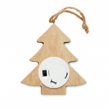 Logo trade promotional merchandise picture of: Wooden weed tree with lights