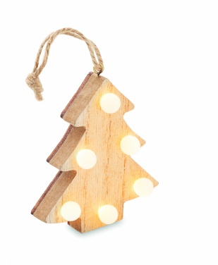 Logotrade promotional gift image of: Wooden weed tree with lights