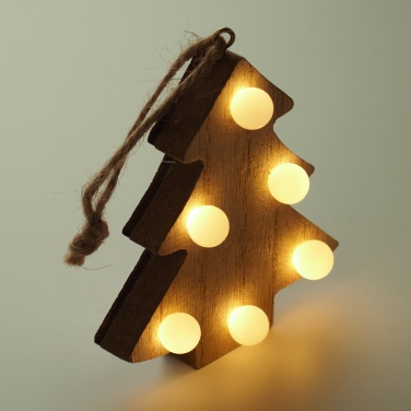 Logotrade advertising product picture of: Wooden weed tree with lights