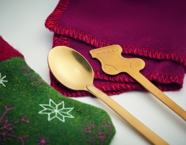Logotrade promotional gift picture of: Christmas dessert cutlery set
