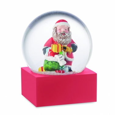 Logo trade promotional giveaway photo of: Snow ball glass ornament