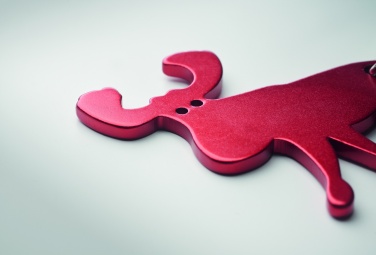 Logo trade promotional merchandise photo of: Recycled aluminium key ring Pori