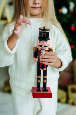 Logo trade promotional merchandise image of: Nutcracker character in wood