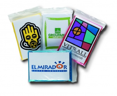 Logo trade promotional merchandise photo of: Foldable raincoat in polybag
