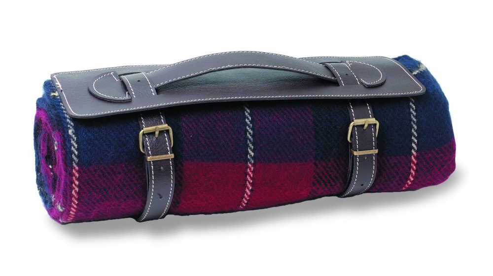 Logo trade promotional gifts picture of: Travelling clan blanket