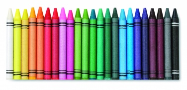 Logo trade promotional giveaways image of: 30 wax crayons