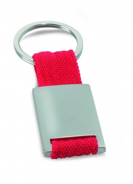 Logo trade corporate gift photo of: Metal rectangular key ring Espoo
