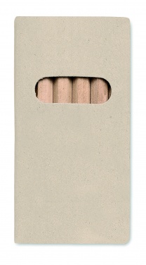 Logotrade promotional gift picture of: 6 coloured pencils in box