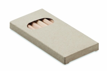 Logotrade advertising product image of: 6 coloured pencils in box