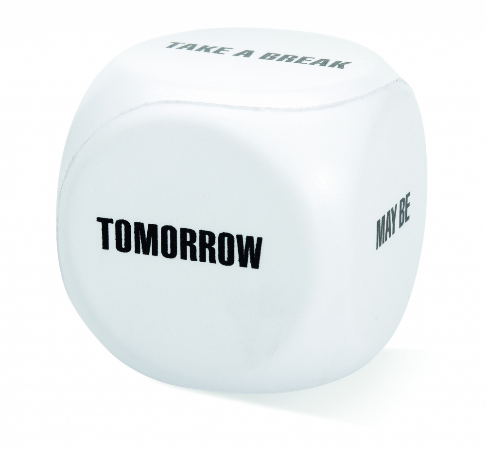 Logo trade promotional gifts image of: Anti-stress decision dice