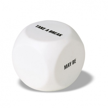 Logotrade promotional giveaway picture of: Anti-stress decision dice