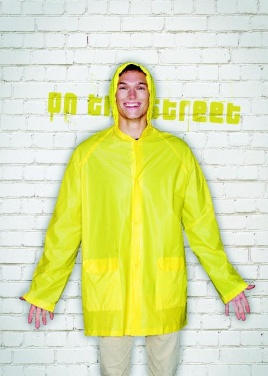 Logo trade promotional giveaways picture of: PVC raincoat with hood